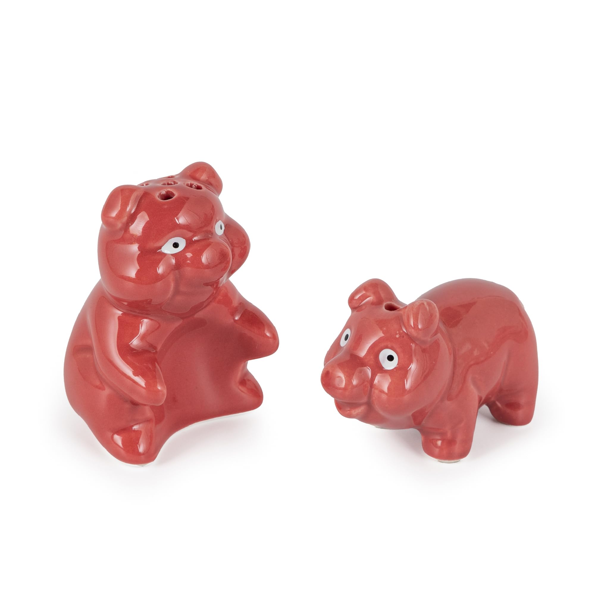 James Smith＆Sons　アニマルヘッド　リトルバード　ブライトレッド Amazon.com: BigMouth Inc Pig Salt and Pepper Shaker Set, Novelty